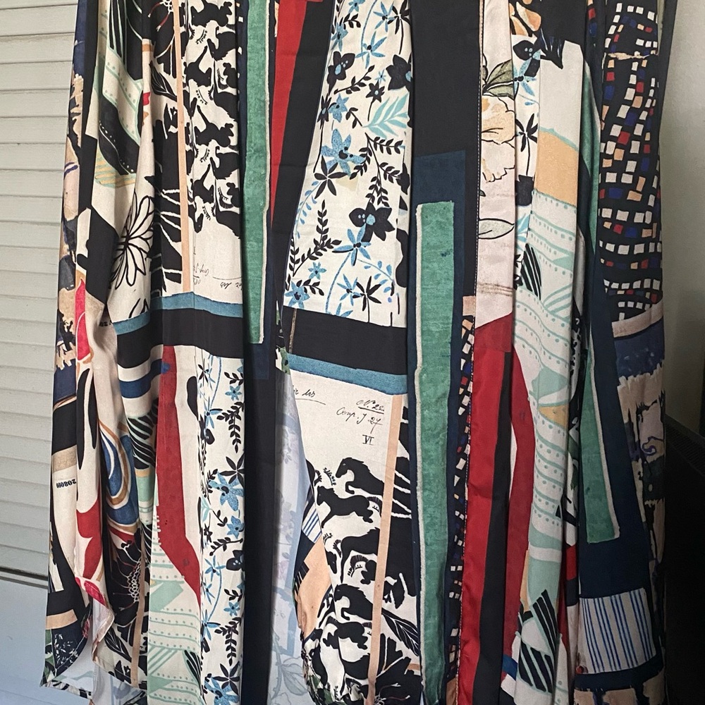 A Classy Chic Boutique Wide Leg Pants in Red and Blue